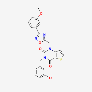 2-(4-cyclohexylpiperazin-1-yl)-N-cyclopentyl-6-(3-methylphenyl)imidazo[2,1-b][1,3,4]thiadiazol-5-amine