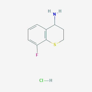 8-fluoro-3,4-dihydro-2H-thiochromen-4-ylamine hydrochloride