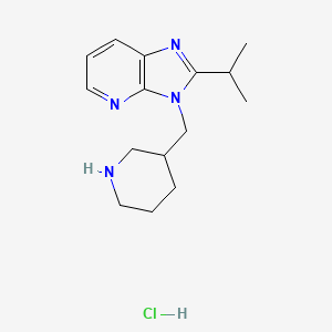 2-Isopropyl-3-(piperidin-3-ylmethyl)-3H-imidazo[4,5-b]pyridine hydrochloride