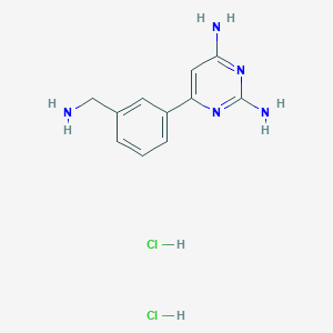 6-[3-(Aminomethyl)phenyl]pyrimidine-2,4-diamine;dihydrochloride