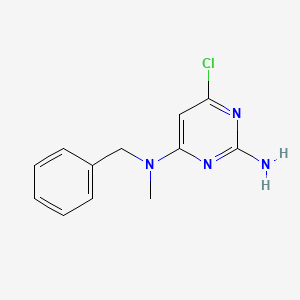 molecular formula C12H13ClN4 B2901813 N4-benzyl-6-chloro-N4-methylpyrimidine-2,4-diamine CAS No. 860650-68-6