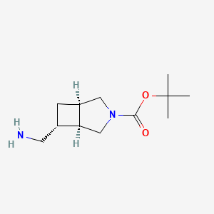 Tert-butyl (1R,5S,6R)-6-(aminomethyl)-3-azabicyclo[3.2.0]heptane-3-carboxylate