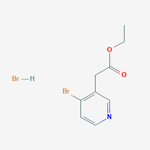 Ethyl 2-(4-bromopyridin-3-YL)acetate hbr