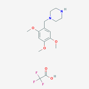 1-(2,4,5-Trimethoxybenzyl)piperazine trifluoroacetate