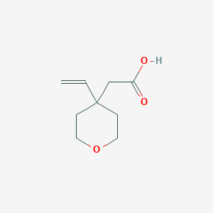 2-(4-Ethenyloxan-4-yl)acetic acid