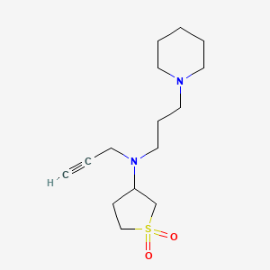 1,1-Dioxo-N-(3-piperidin-1-ylpropyl)-N-prop-2-ynylthiolan-3-amine
