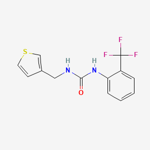 1-(Thiophen-3-ylmethyl)-3-(2-(trifluoromethyl)phenyl)urea