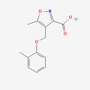 5-Methyl-4-o-tolyloxymethyl-isoxazole-3-carboxylic acid