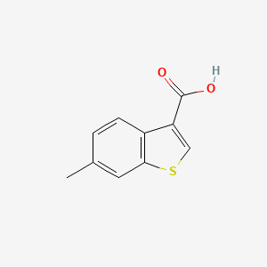 molecular formula C10H8O2S B2901964 6-Methyl-1-benzothiophene-3-carboxylic acid CAS No. 82787-84-6