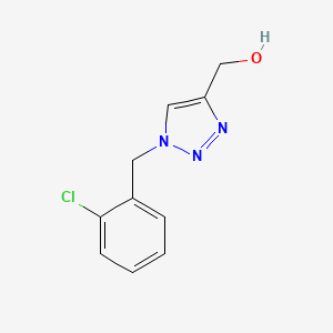 molecular formula C10H10ClN3O B2901996 1-(2-Chlorobenzyl)-1H-1,2,3-triazole-4-methanol CAS No. 932373-78-9