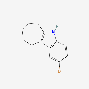 B2902013 2-Bromo-5,6,7,8,9,10-hexahydrocyclohepta[b]indole CAS No. 109160-55-6; 21865-50-9