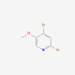B2902101 2,4-Dibromo-5-methoxypyridine CAS No. 84539-48-0