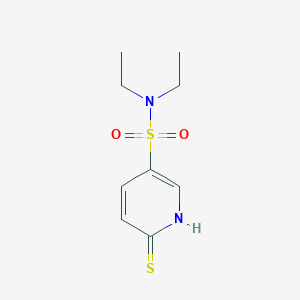 molecular formula C9H14N2O2S2 B2902117 N,N-diethyl-6-sulfanylpyridine-3-sulfonamide CAS No. 852389-11-8