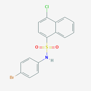 molecular formula C16H11BrClNO2S B2902194 N-(4-bromophenyl)-4-chloronaphthalene-1-sulfonamide CAS No. 2361843-73-2