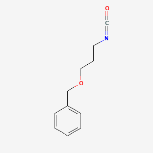 molecular formula C11H13NO2 B2902220 3-(Benzyloxy)-n-propyl isocyanate CAS No. 163233-29-2