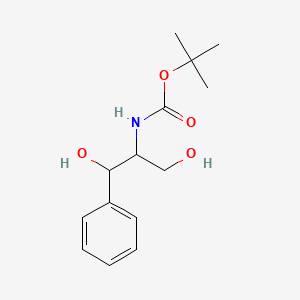 tert-Butyl (1,3-dihydroxy-1-phenylpropan-2-yl)carbamate