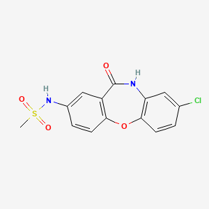 N-(8-chloro-11-oxo-10,11-dihydrodibenzo[b,f][1,4]oxazepin-2-yl)methanesulfonamide