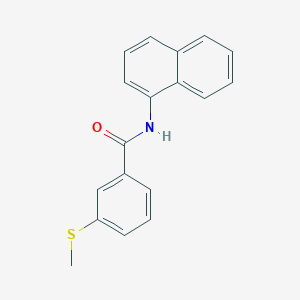3-methylsulfanyl-N-naphthalen-1-ylbenzamide