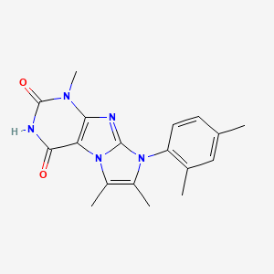 8-(2,4-dimethylphenyl)-1,6,7-trimethyl-1H-imidazo[2,1-f]purine-2,4(3H,8H)-dione