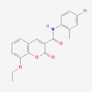 N-(4-bromo-2-methylphenyl)-8-ethoxy-2-oxo-2H-chromene-3-carboxamide