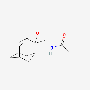 molecular formula C17H27NO2 B2902517 N-[(2-methoxyadamantan-2-yl)methyl]cyclobutanecarboxamide CAS No. 1797727-16-2