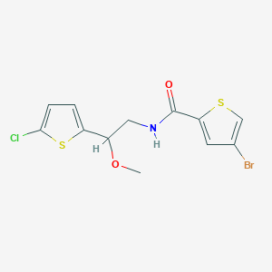 4-bromo-N-(2-(5-chlorothiophen-2-yl)-2-methoxyethyl)thiophene-2-carboxamide