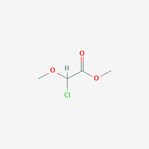 molecular formula C4H7ClO3 B2902598 Methyl 2-chloro-2-methoxyacetate CAS No. 13157-96-5