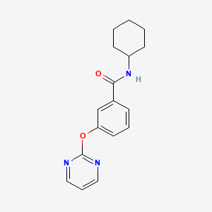 N-cyclohexyl-3-(pyrimidin-2-yloxy)benzamide