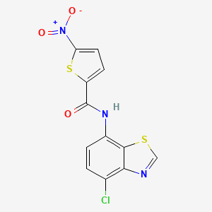 N-(4-chloro-1,3-benzothiazol-7-yl)-5-nitrothiophene-2-carboxamide