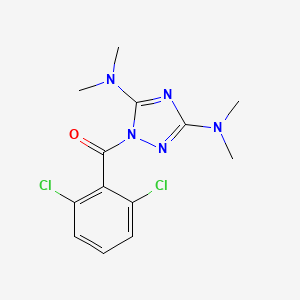 (3,5-Bis(dimethylamino)-1H-1,2,4-triazol-1-yl)(2,6-dichlorophenyl)methanone