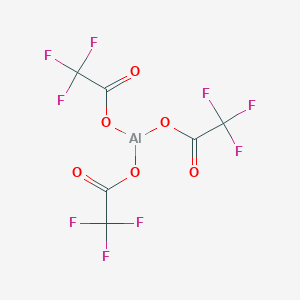 molecular formula C6AlF9O6 B2902695 Tris(2,2,2-trifluoroacetoxy)aluminum CAS No. 127649-67-6; 36554-89-9