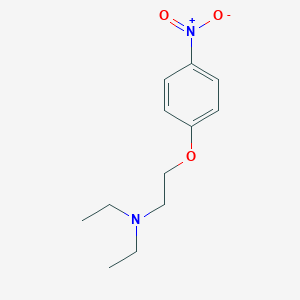 molecular formula C12H18N2O3 B029027 N,N-二乙基-2-(4-硝基苯氧基)乙胺 CAS No. 19881-36-8