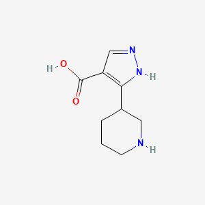 3-(piperidin-3-yl)-1H-pyrazole-4-carboxylic acid