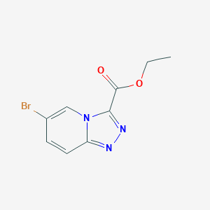 molecular formula C9H8BrN3O2 B2902718 Ethyl 6-bromo-[1,2,4]triazolo[4,3-a]pyridine-3-carboxylate CAS No. 1260840-42-3