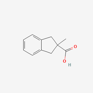 molecular formula C11H12O2 B2902727 2-Methyl-2,3-dihydro-1H-indene-2-carboxylic acid CAS No. 91142-58-4