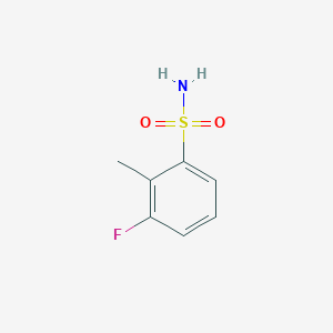 molecular formula C7H8FNO2S B2902743 3-Fluoro-2-methylbenzenesulfonamide CAS No. 1032507-33-7