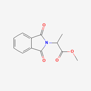molecular formula C12H11NO4 B2902750 Methyl 2-(1,3-dioxo-1,3-dihydro-2H-isoindol-2-yl)propanoate CAS No. 33745-25-4
