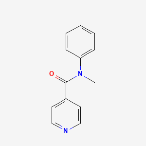 molecular formula C13H12N2O B2902775 N-methyl-N-phenylpyridine-4-carboxamide CAS No. 252930-65-7