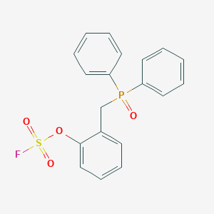 molecular formula C19H16FO4PS B2902792 1-(Diphenylphosphorylmethyl)-2-fluorosulfonyloxybenzene CAS No. 2411294-30-7