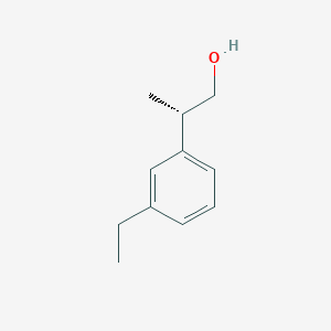 molecular formula C11H16O B2902806 (2S)-2-(3-ethylphenyl)propan-1-ol CAS No. 2248174-01-6