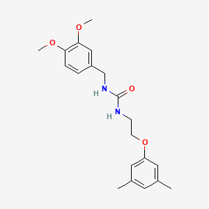 1-(3,4-Dimethoxybenzyl)-3-(2-(3,5-dimethylphenoxy)ethyl)urea