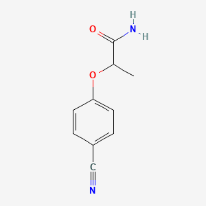 molecular formula C10H10N2O2 B2902867 2-(4-Cyanophenoxy)propanamide CAS No. 1040041-89-1