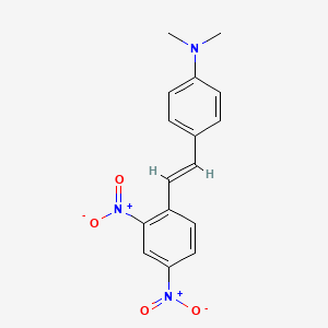 molecular formula C16H15N3O4 B2902876 4-(Dimethylamino)-2',4'-dinitrostilbene CAS No. 57711-75-8