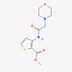 Methyl 3-[(2-morpholinoacetyl)amino]-2-thiophenecarboxylate