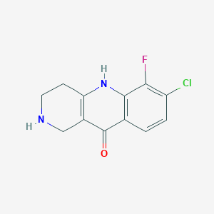 7-chloro-6-fluoro-1,3,4,5-tetrahydrobenzo[b]-1,6-naphthyridin-10(2H)-one