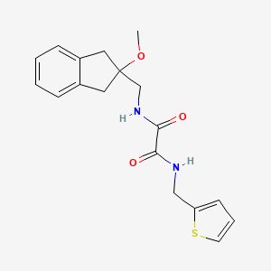 N1-((2-methoxy-2,3-dihydro-1H-inden-2-yl)methyl)-N2-(thiophen-2-ylmethyl)oxalamide