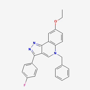 5-benzyl-8-ethoxy-3-(4-fluorophenyl)-5H-pyrazolo[4,3-c]quinoline