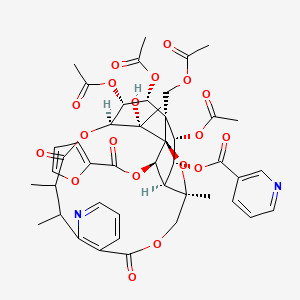 molecular formula C45H48N2O19 B2902935 Hyponine E 