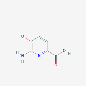 molecular formula C7H8N2O3 B2903023 6-Amino-5-methoxypicolinic acid CAS No. 2089378-10-7