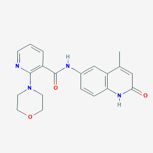 molecular formula C20H20N4O3 B2903184 Bromodomain inhibitor-10 CAS No. 1870849-58-3